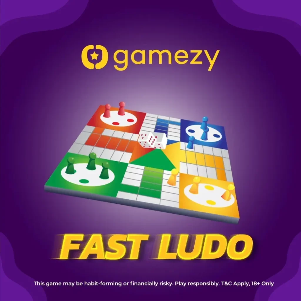 Gamezy Ludo - ऑनलाइन लूडो गेम ₹50 बोनस