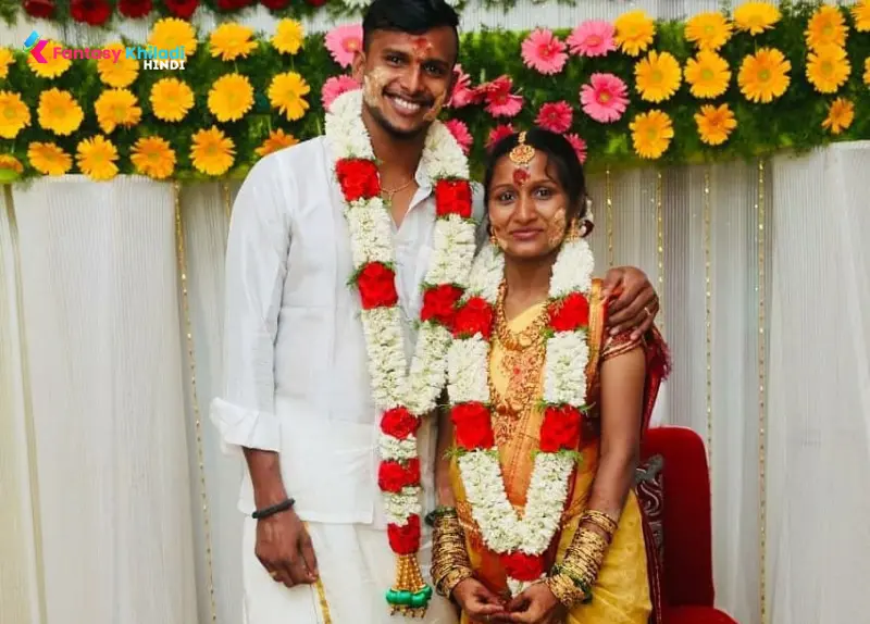 T Natarajan with his Wife