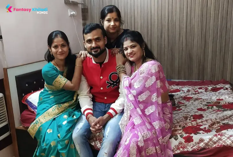 Akash Deep with his Family