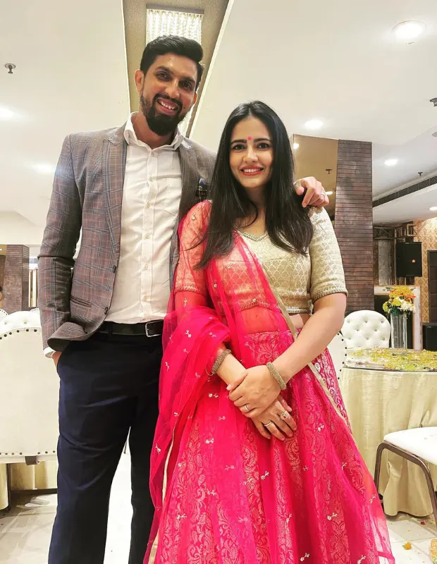Ishant Sharma with his Wife