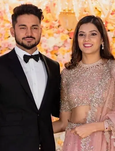 Manish Pandey with his Wife