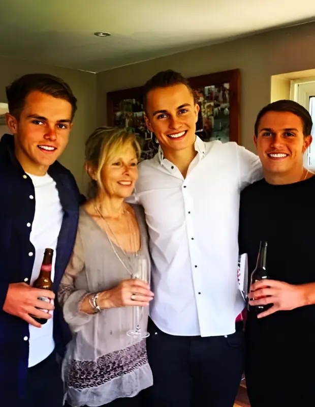 Sam Curran with his Family