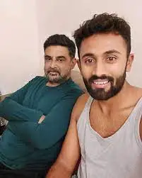 Shreyas Gopal with his father