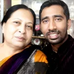 Wriddhiman Saha with his Mother