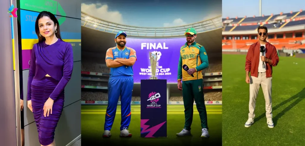 Complete List of Anchors and Presenters T20 World Cup 2024 Final