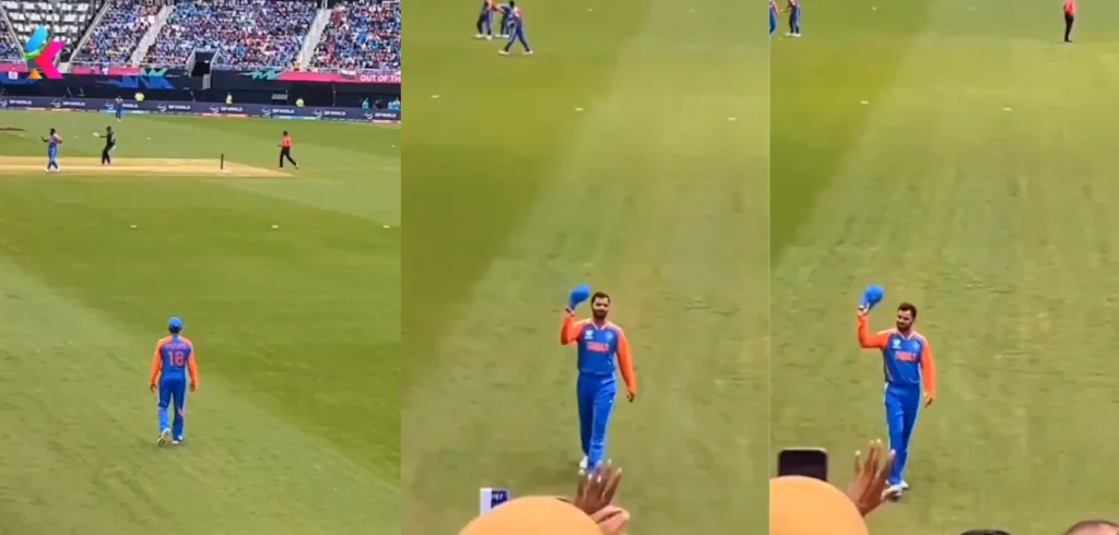 Crowd chants about Virat Kohli in INDvsUSA Match