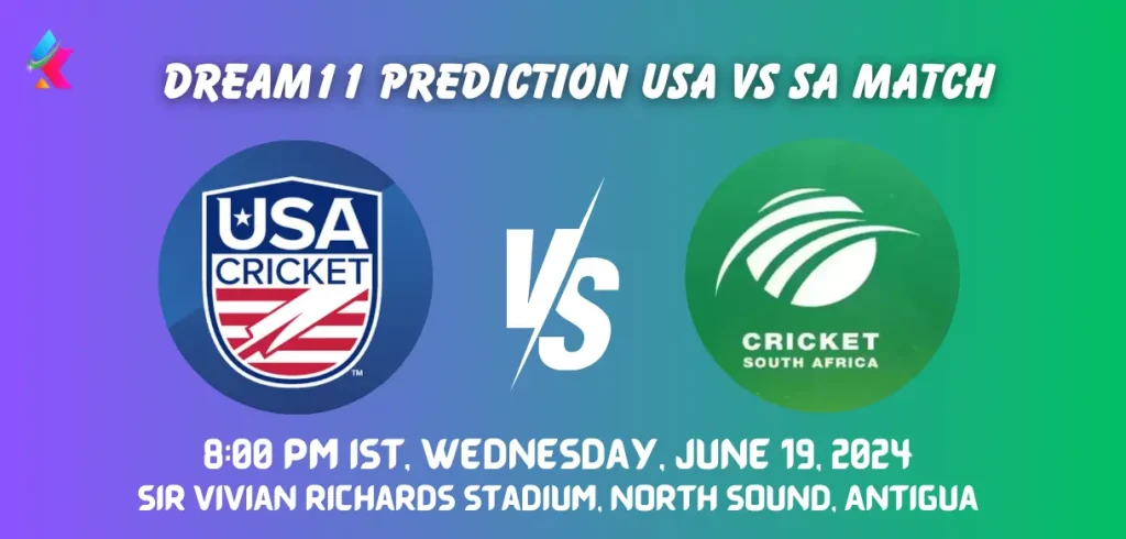 USA vs SA Dream11 Prediction Today Match