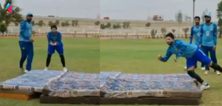 Pakistan Cricketers Using Mattresses During Catch Practice Fans Make Joke on Social Media